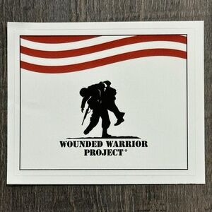 💞 New Wounded Warrior Project Scrapbook Sticker